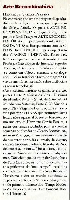 (2000) - Expresso, 16 de Dezembro